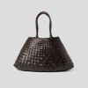 Torba Santa Croce Big Dark Brown Dragon Diffusion