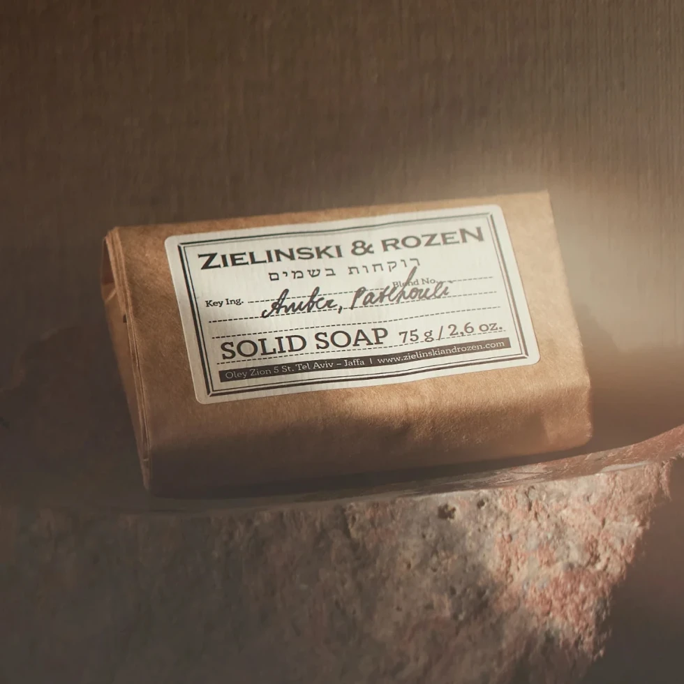 Mydło w kostce 75g Moss Amber, Patchouli Zielinski & Rozen
