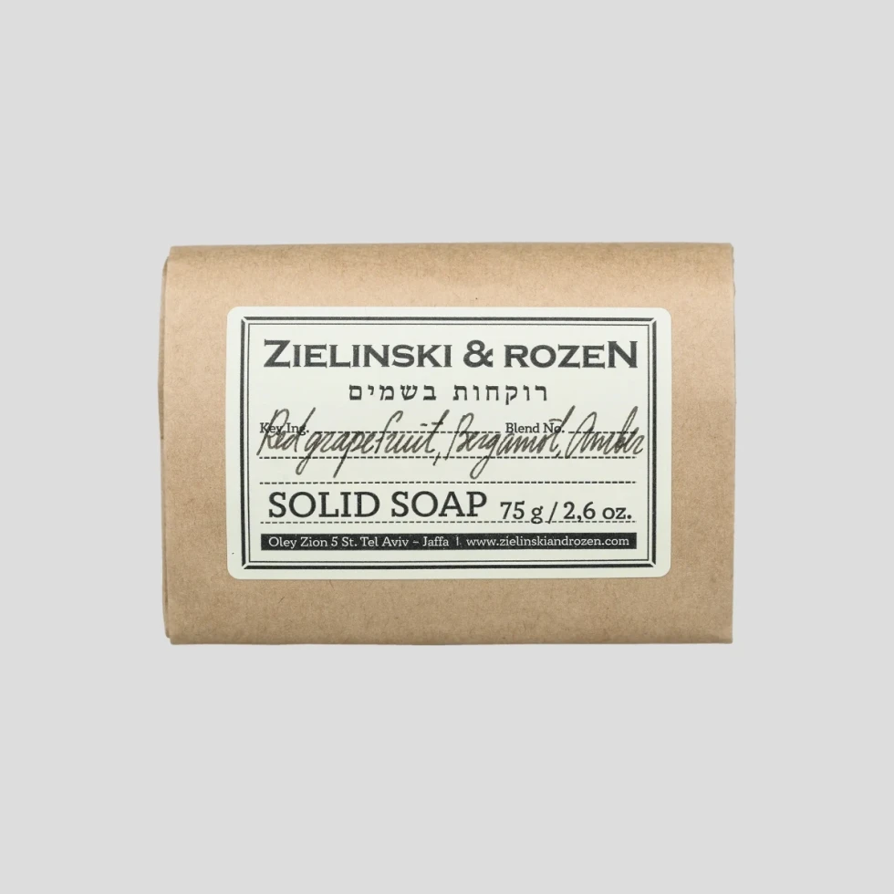 Mydło w kostce 75g Red grapefruit, Bergamot, Amber Zielinski & Rozen