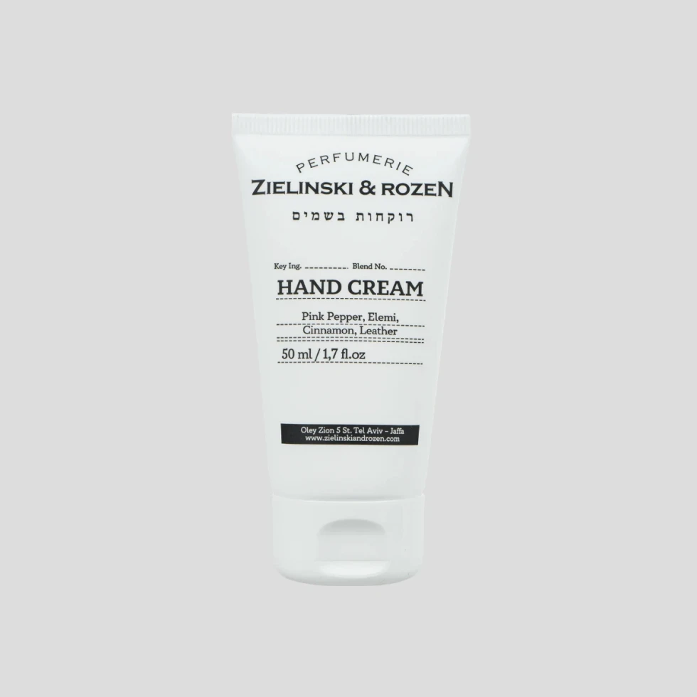 Krem do rąk 50ml Pink Pepper, Elemi, Cinnamon, Leather Zielinski & Rozen