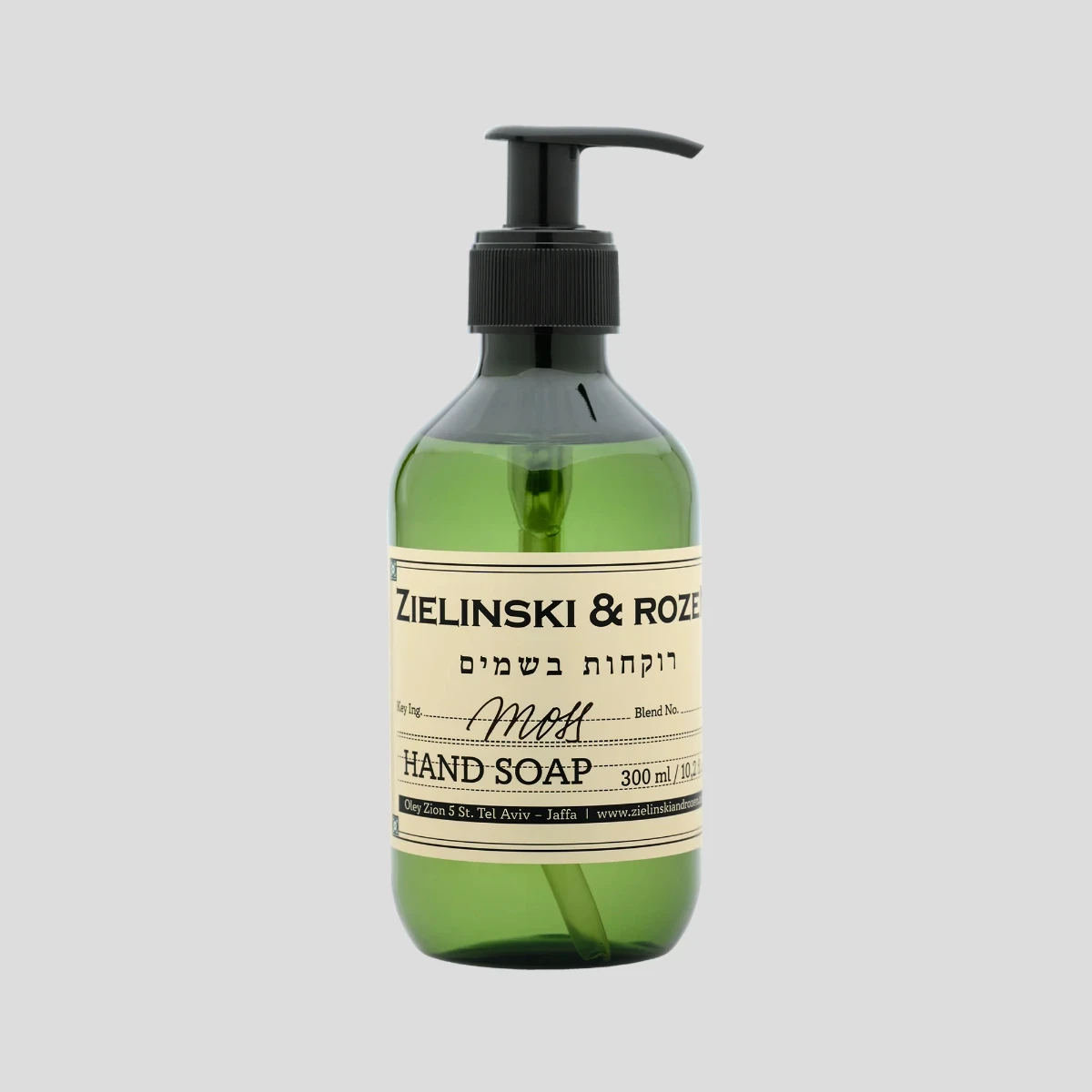 Żel do mycia rąk 300ml Moss Amber, Patchouli Zielinski & Rozen