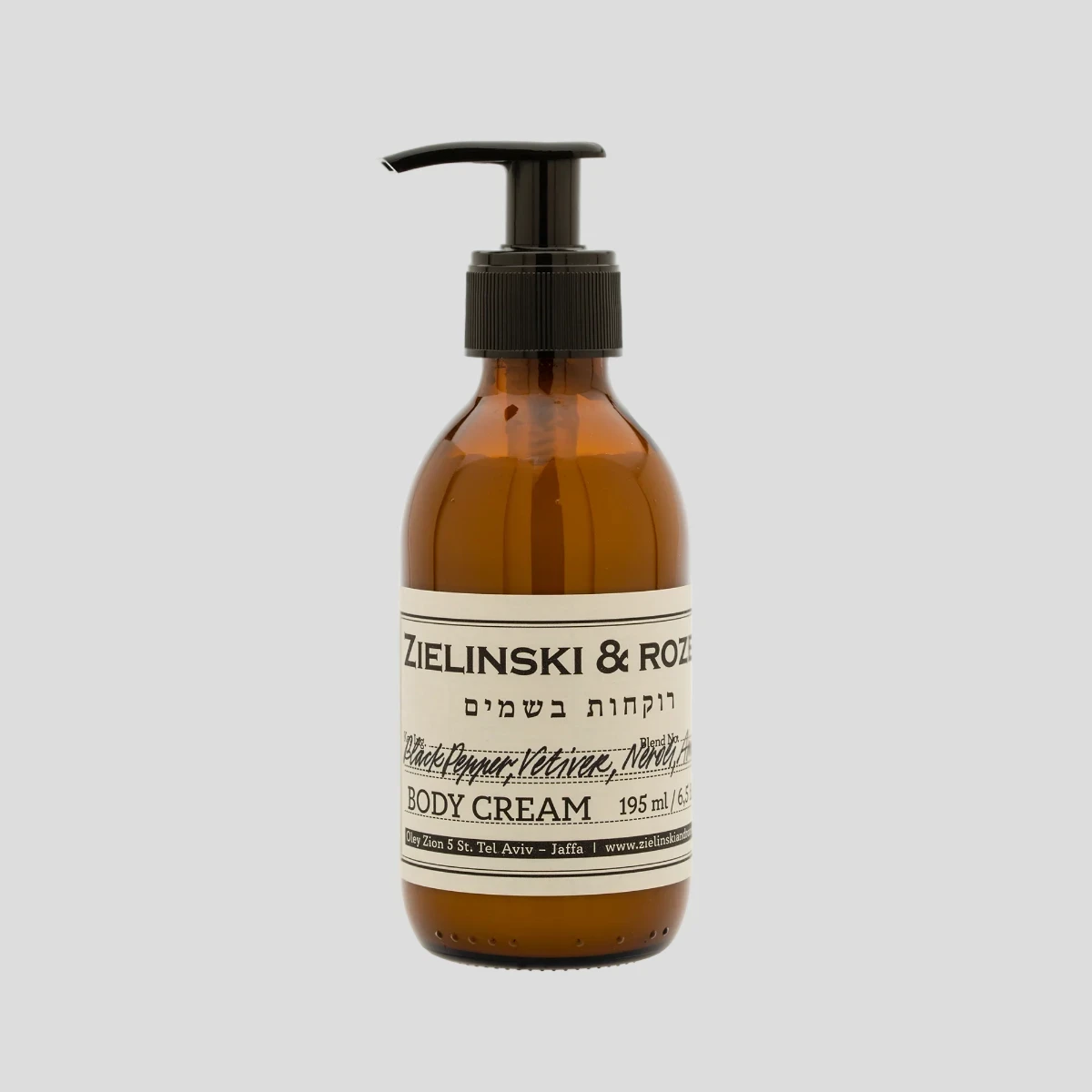 Balsam do ciała 195ml Black Pepper, Vetiver, Neroli, Amber Zielinski & Rozen