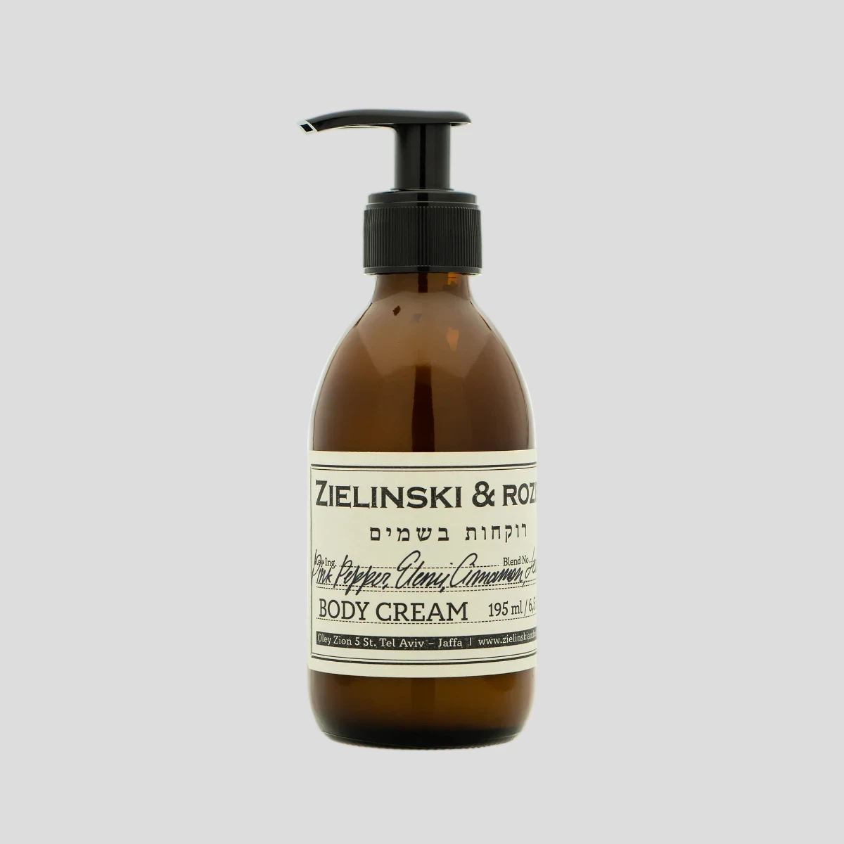 Balsam do ciała 195ml Pink Pepper, Elemi, Cinnamon, Leather Zielinski & Rozen