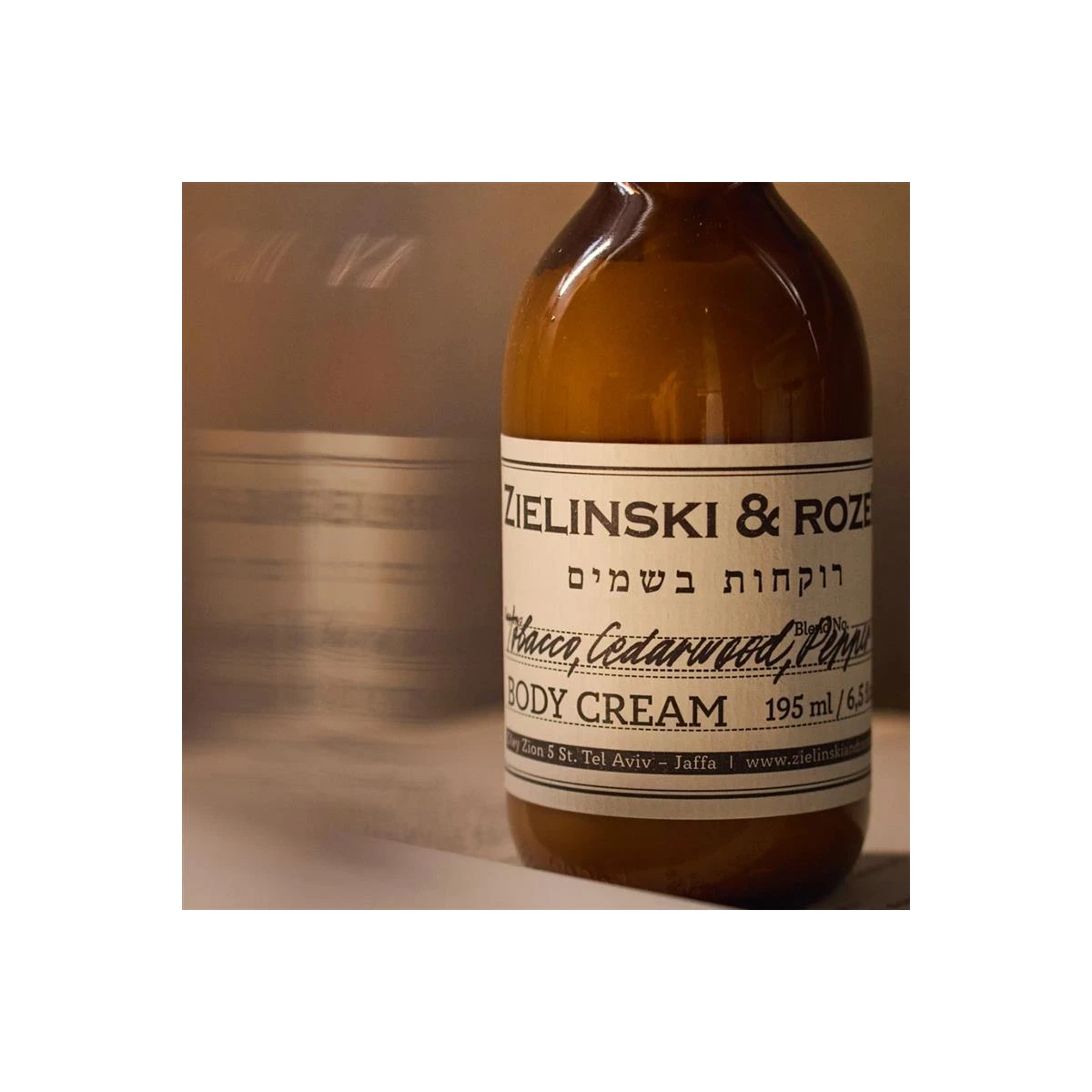 Balsam do ciała 195ml Tobacco, Cedarwood, Pepper Zielinski & Rozen