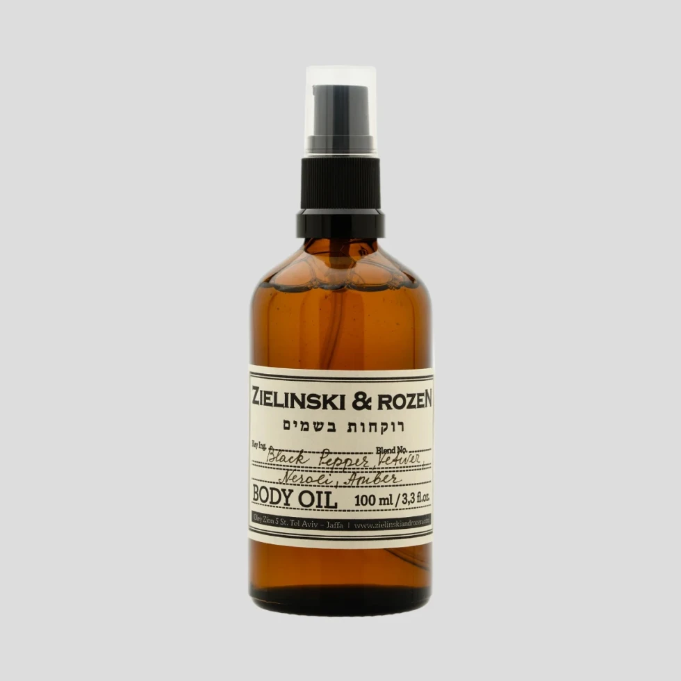 Olejek do ciała 100ml Black Pepper, Vetiver, Neroli, Amber Zielinski & Rozen