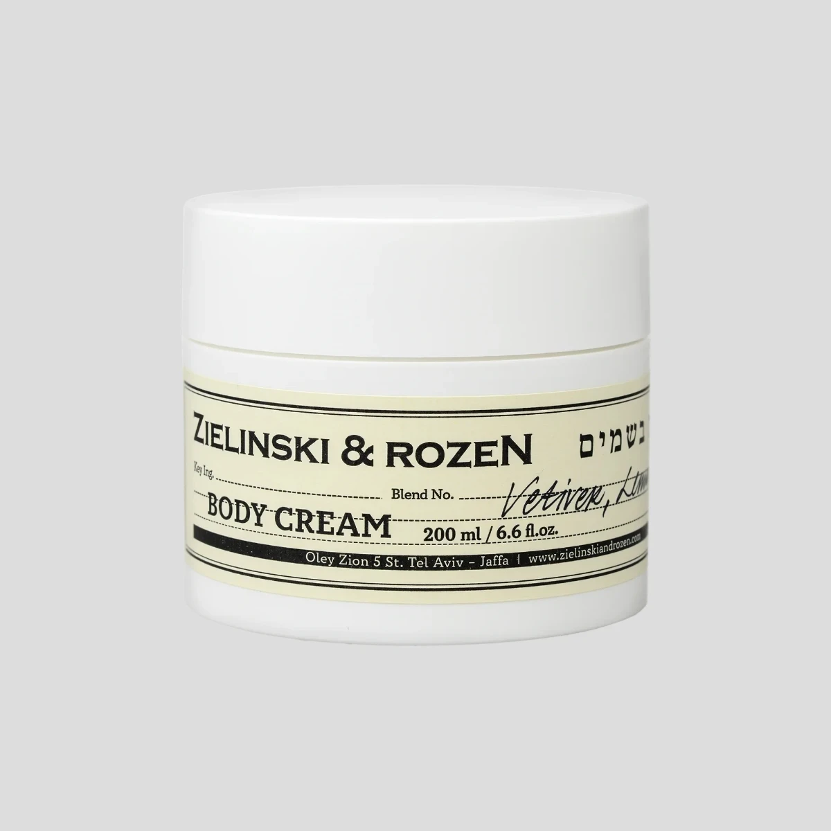 Balsam do ciała 200ml Vetiver, Lemon Zielinski & Rozen