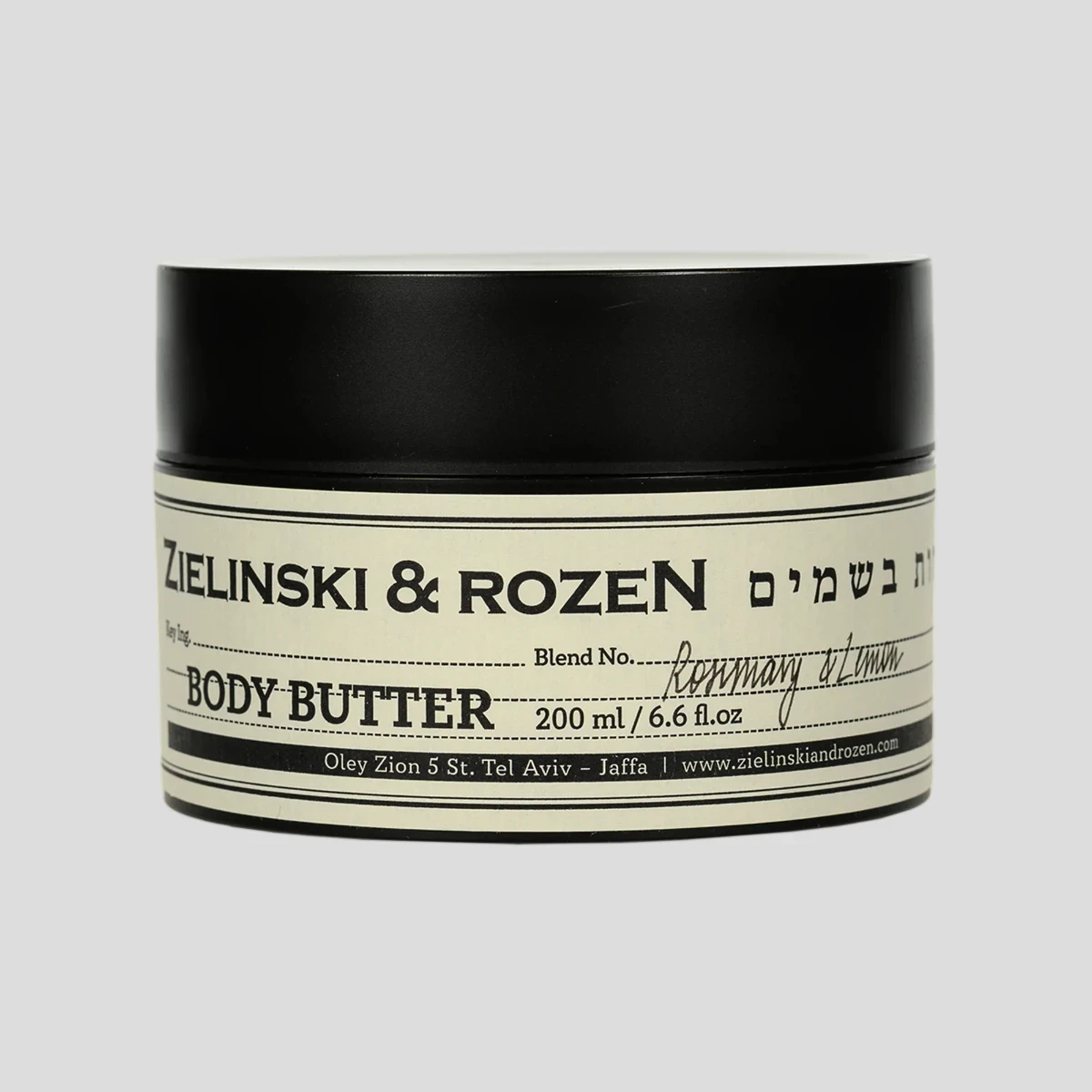 Masło do ciała 200ml Rosemary & Lemon Zielinski & Rozen