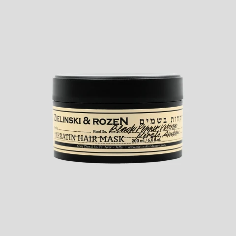 Keratynowa maska do włosów 200ml Black Pepper, Vetiver, Neroli, Amber Zielinski & Rozen