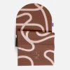 Mata do ćwiczeń Bari Choco Print Terracotta Hercule Studio
