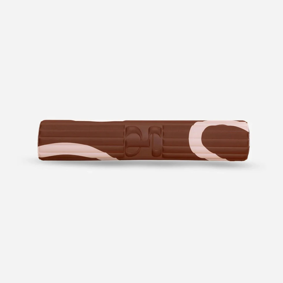 Mata do ćwiczeń Bari Choco Print Terracotta Hercule Studio