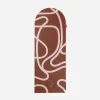 Mata do ćwiczeń Bari Choco Print Terracotta Hercule Studio