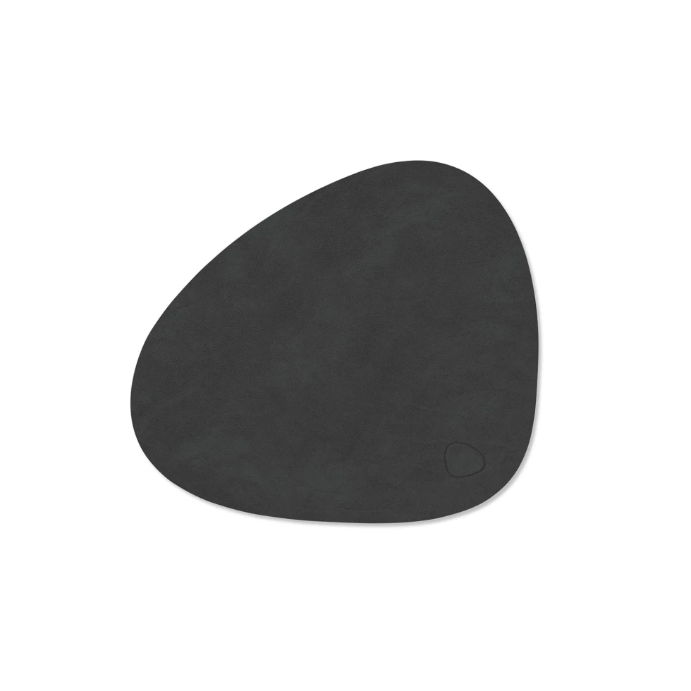 Podkładka stołowa Curve Nupo Black 24x28cm LindDNA
