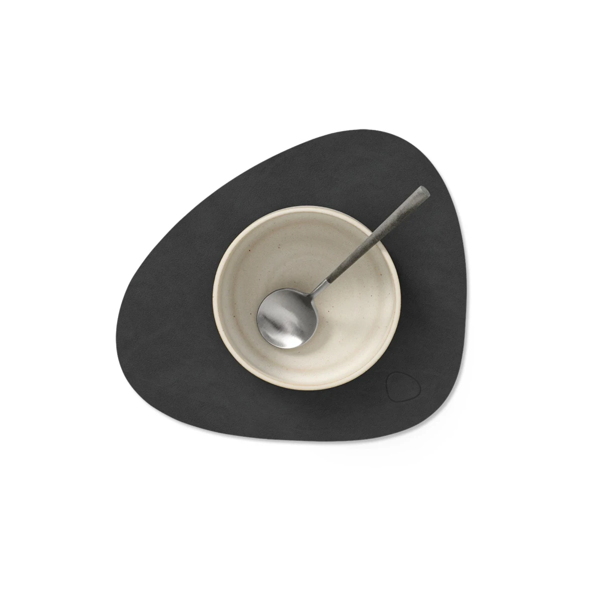 Podkładka stołowa Curve Nupo Black 24x28cm LindDNA