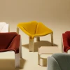 Fotel F300 Alpaca Alto, Dedar/Alabaster White Gubi