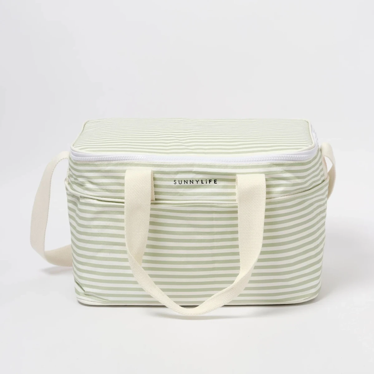 Torba termiczna duża La Palma Sage Stripe SUNNY LIFE
