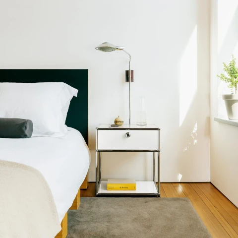 Stolik nocny Haller Pure White USM