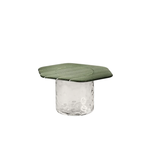 Stolik kawowy Striche Low Menta/Cristallo Miniforms