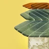 Stolik kawowy Striche Low Menta/Cristallo Miniforms
