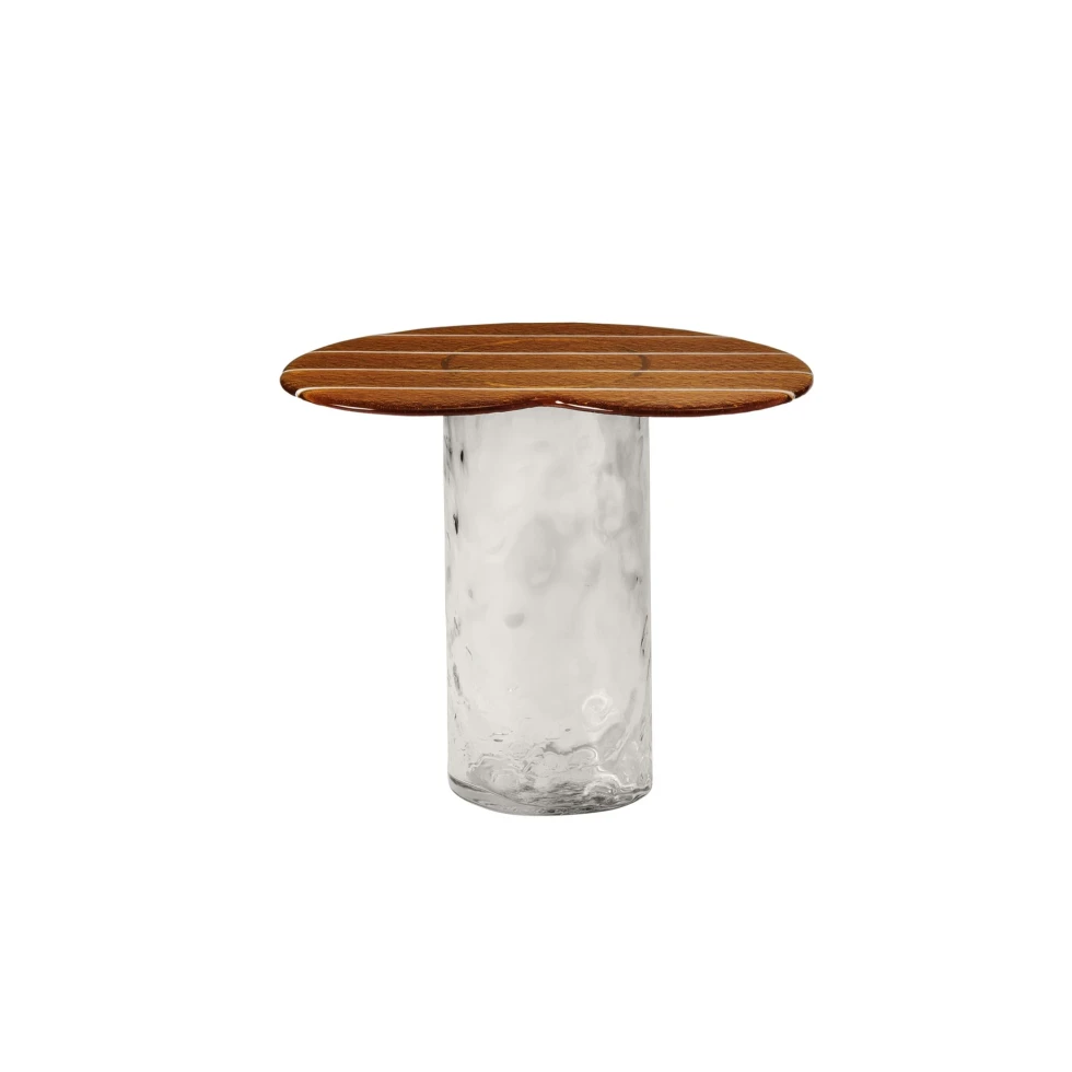 Stolik kawowy Striche High Arancione/Cristallo Miniforms