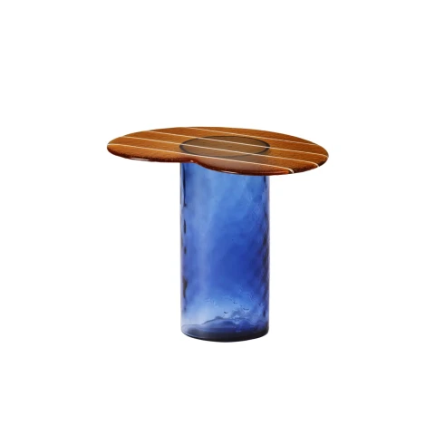 Stolik kawowy Striche High Arancione/Blu Miniforms