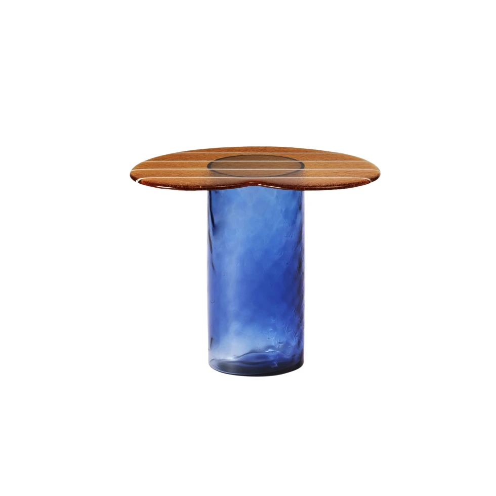 Stolik kawowy Striche High Arancione/Blu Miniforms
