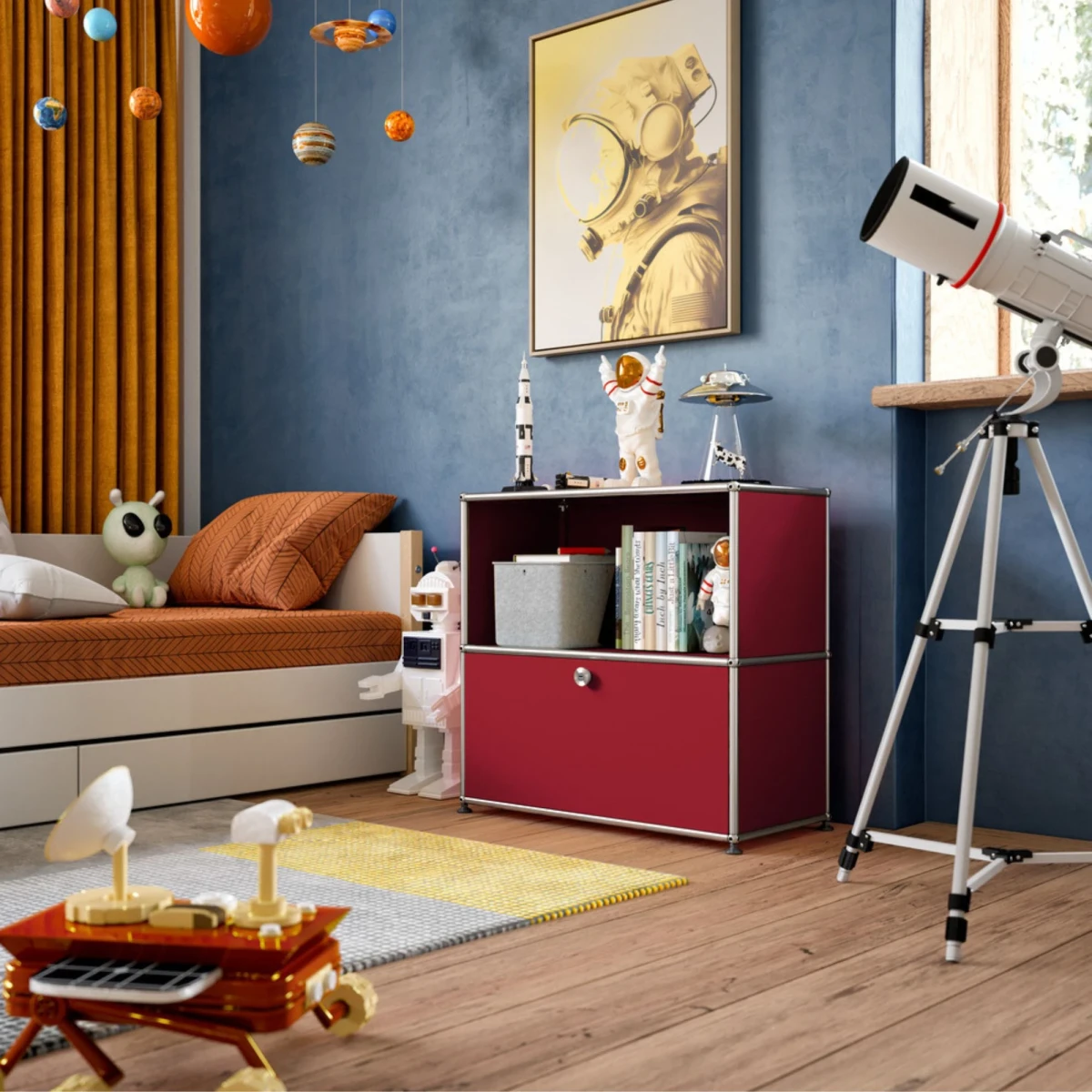 Szafka Haller Ruby Red USM