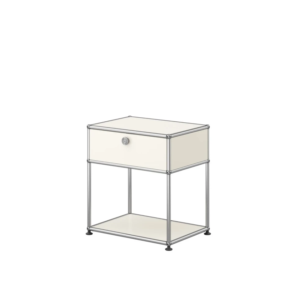 Stolik nocny Haller Pure White USM
