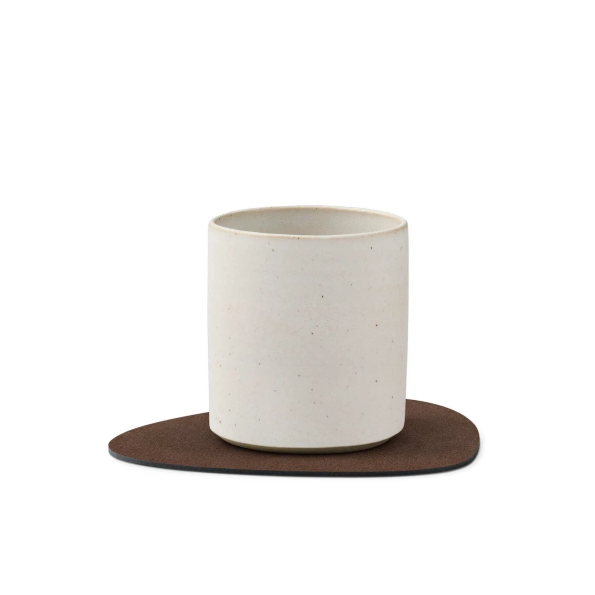 Podkładka pod szklankę Curve Nupo Dark Brown 11x13cm LindDNA