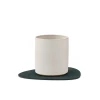 Podkładka pod szklankę Curve Nupo Dark Green 11x13cm LindDNA