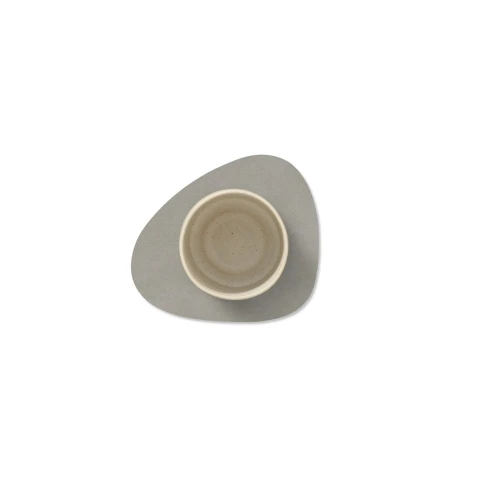 Podkładka pod szklankę Curve Nupo Light Grey 11x13cm LindDNA