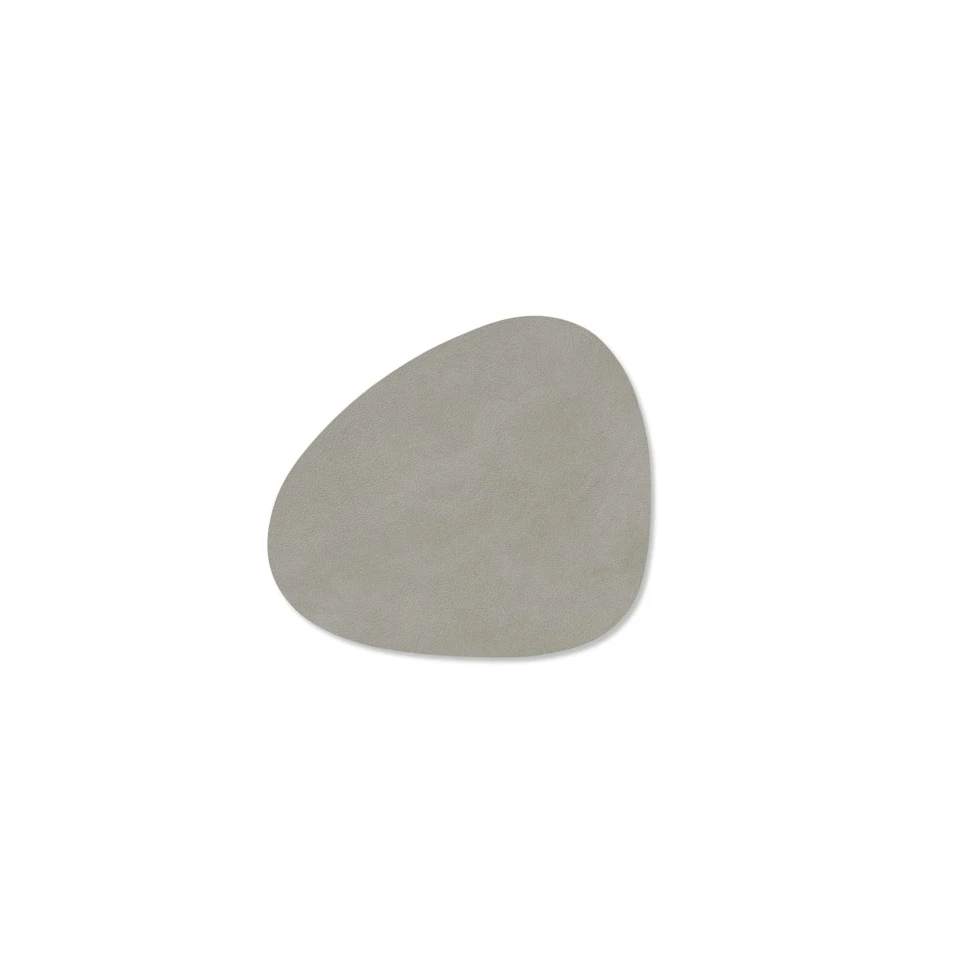 Podkładka pod szklankę Curve Nupo Light Grey 11x13cm LindDNA