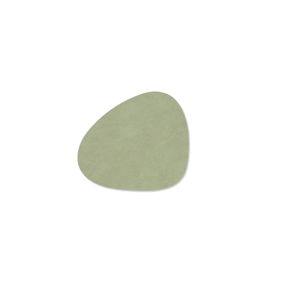 Podkładka pod szklankę Curve Nupo Olive Green 11x13cm LindDNA