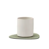 Podkładka pod szklankę Curve Nupo Olive Green 11x13cm LindDNA