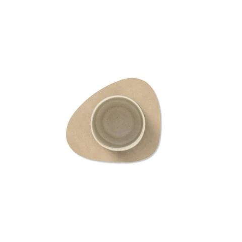 Podkładka pod szklankę Curve Nupo Sand 11x13cm LindDNA