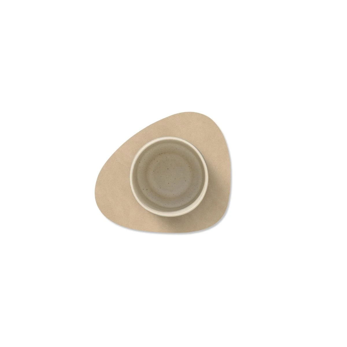 Podkładka pod szklankę Curve Nupo Sand 11x13cm LindDNA