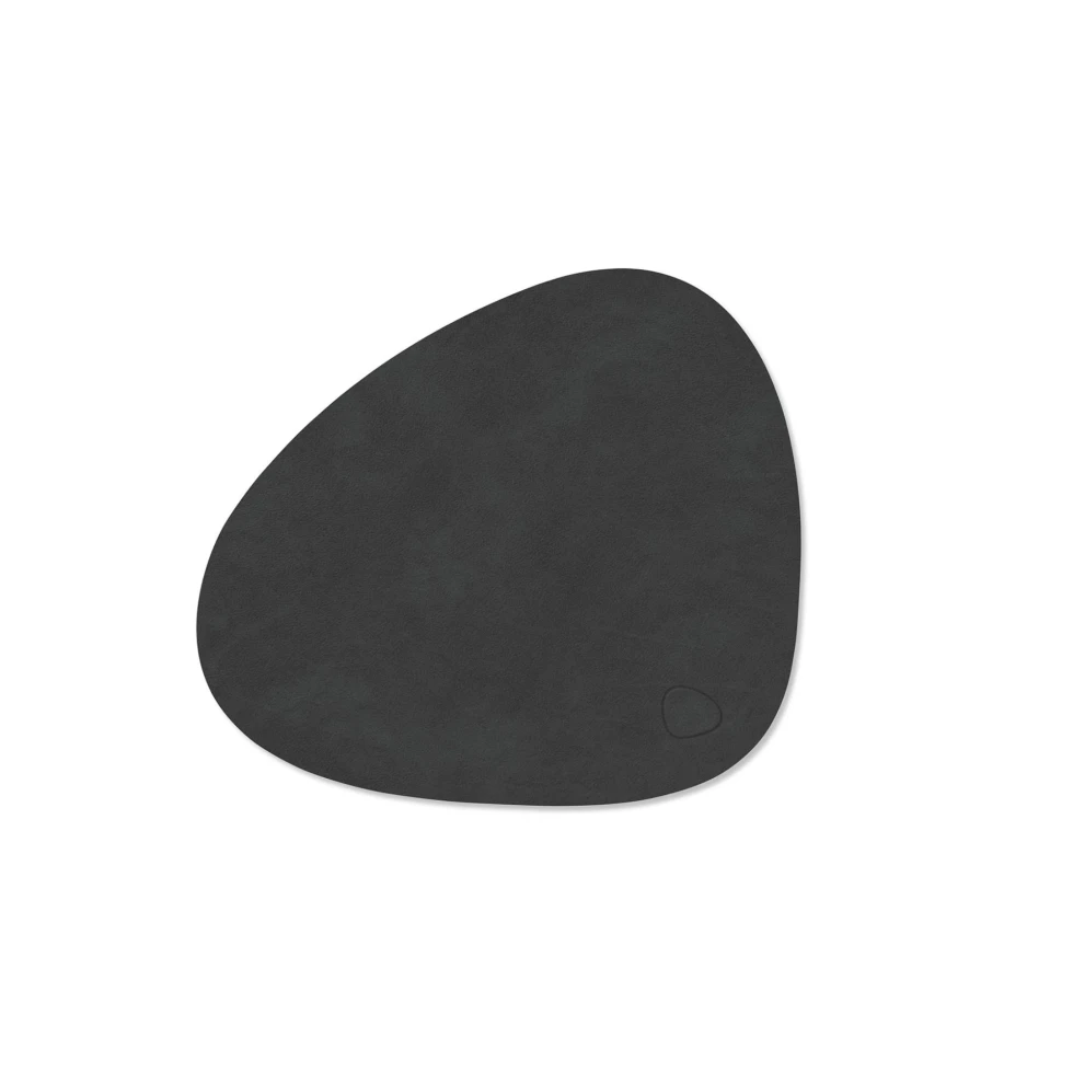 Podkładka stołowa Curve S Nupo Black 24x28cm LindDNA