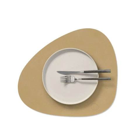 Podkładka stołowa Curve M Nupo Khaki 31x35cm LindDNA