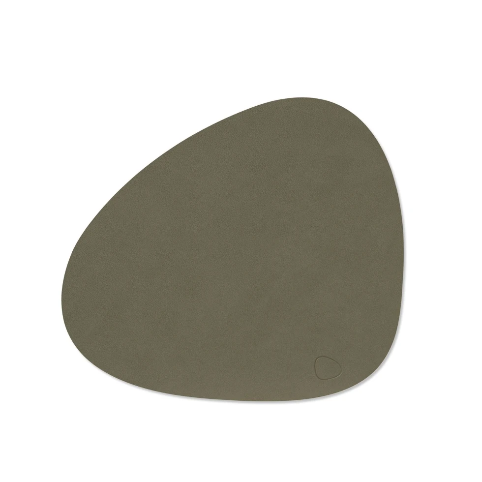 Podkładka stołowa Curve M Nupo Army Green 31x35cm LindDNA