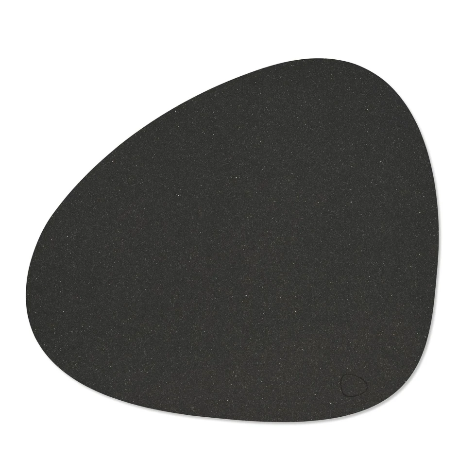 Podkładka stołowa Curve L Core Flecked Anthracite 37x44cm LindDNA