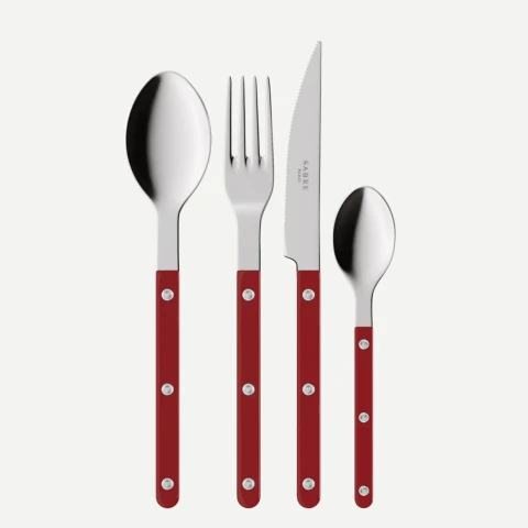 Zestaw 4 sztućców Bistrot Burgundy Sabre Paris