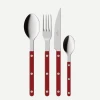 Zestaw 4 sztućców Bistrot Burgundy Sabre Paris