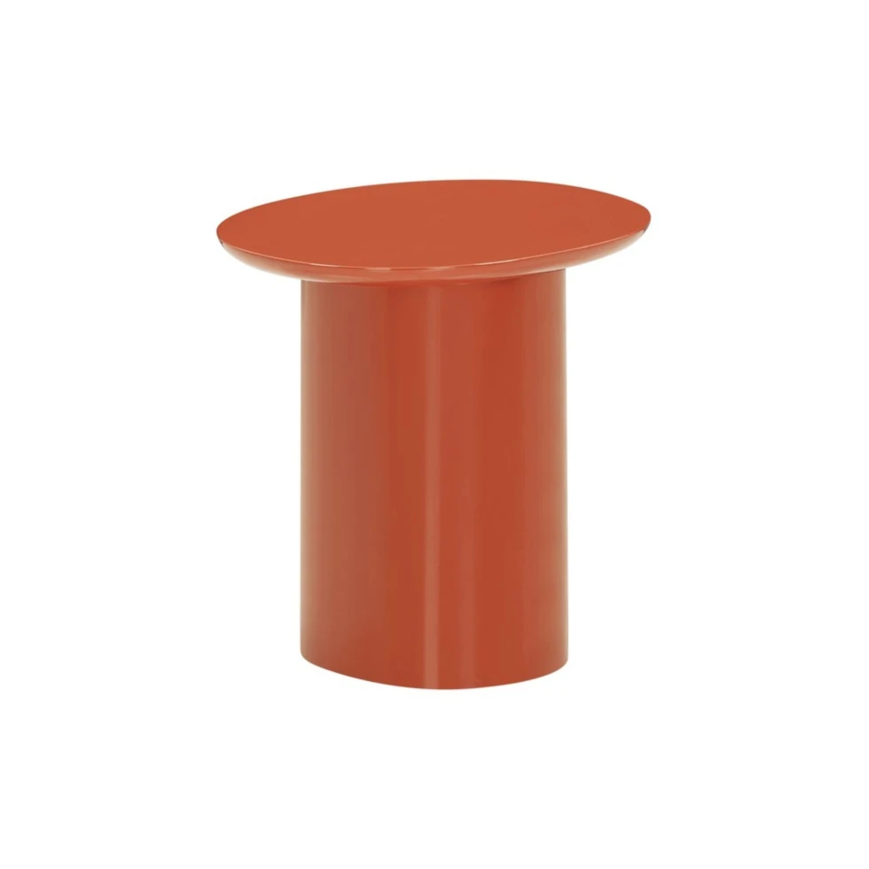 Stolik boczny Kin High-Gloss Burnt Orange Wendelbo