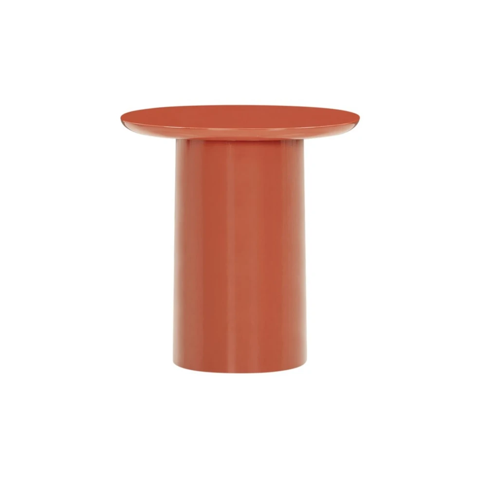 Stolik boczny Kin High-Gloss Burnt Orange Wendelbo