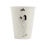 Porcelanowy kubek Yoga In The Shower helen b