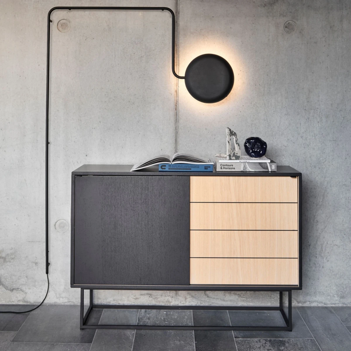 Wykonana ze sklejki komoda Virka Woud