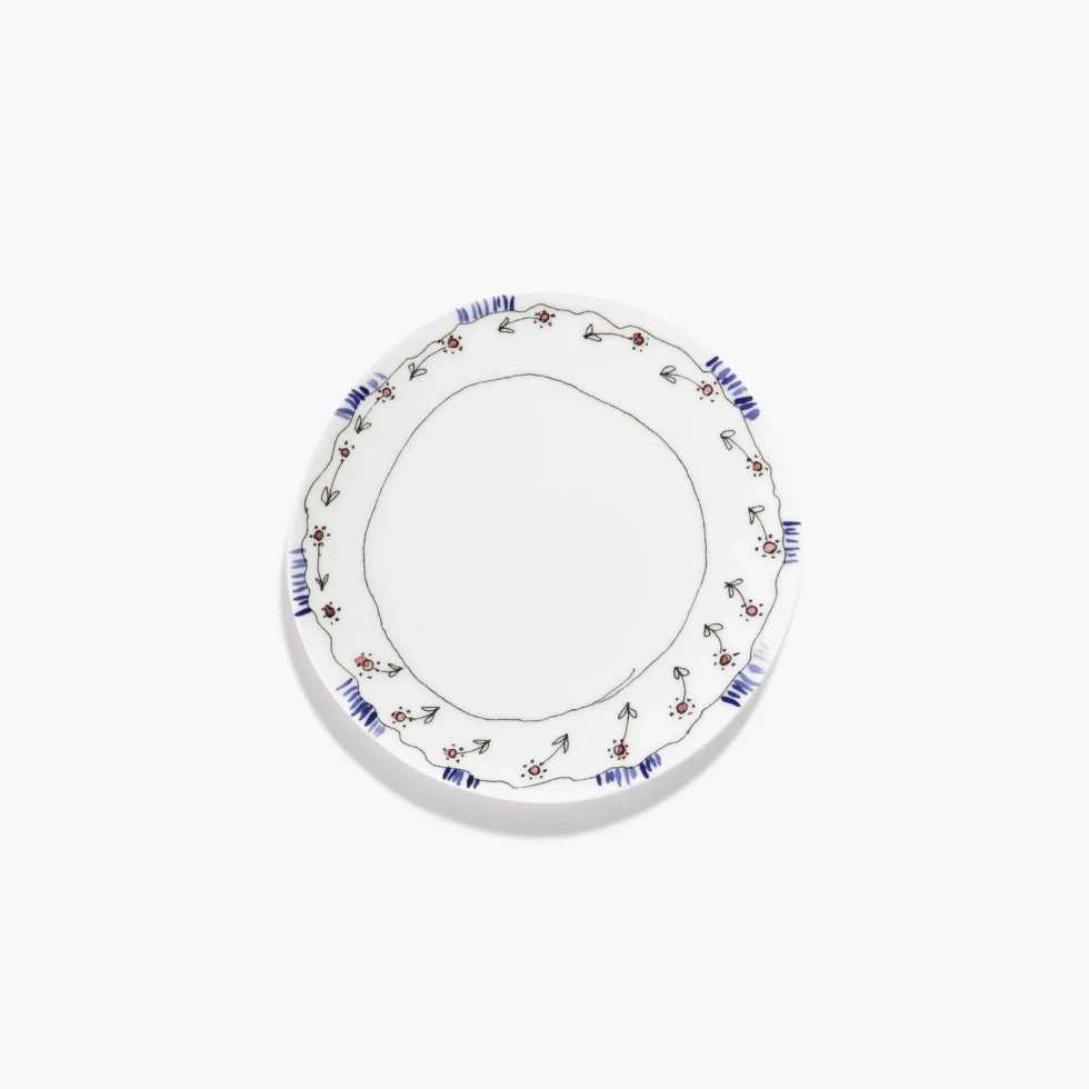 Talerz Midnight Flowers by Marni anemone milk Ø20cm Serax