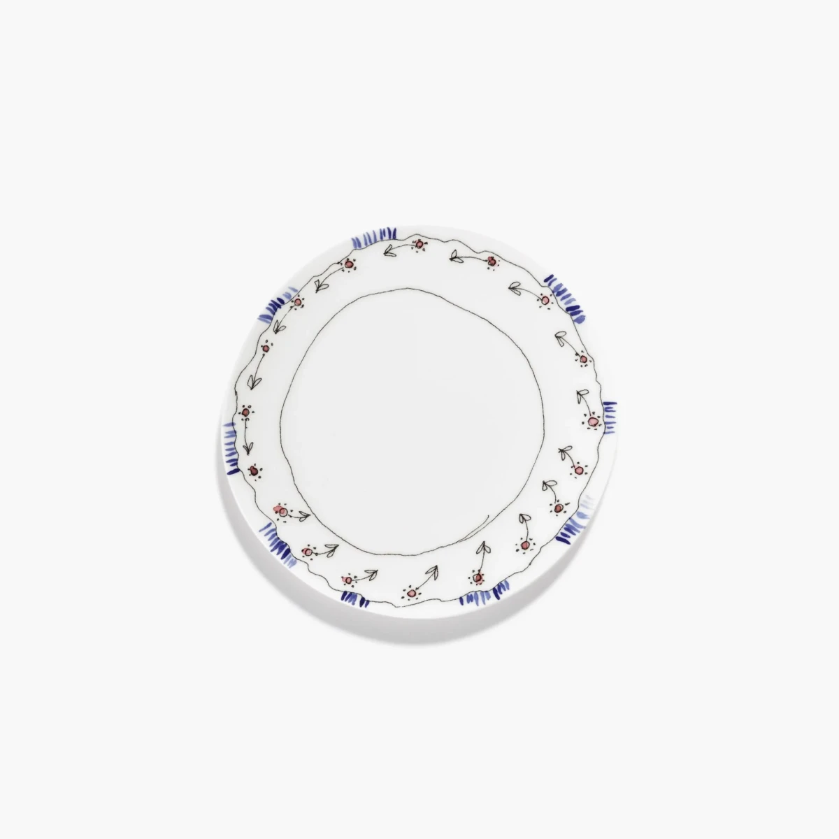 Talerz Midnight Flowers by Marni anemone milk Ø20cm Serax