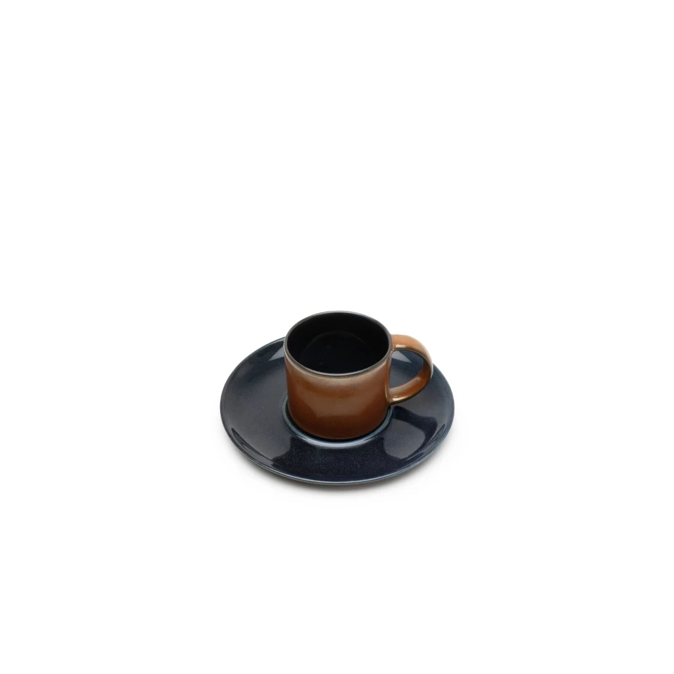 Filiżanka na espresso Dark Blue/Rust Serax