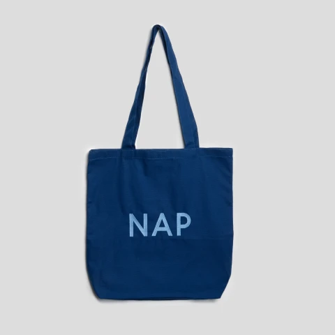 Torba z haftem chabrowa take a NAP