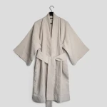Kimono lniane oatmeal stonewash take a NAP
